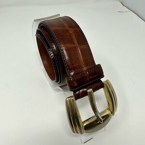 Beautiful Italian Signature Echo leather Belt